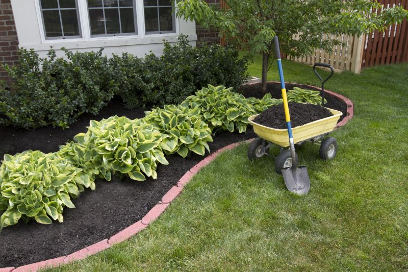 Brown Mulch Installation in Honolulu, HI